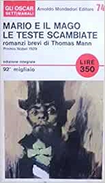 Copertina  Mario e il mago ; Le teste scambiate